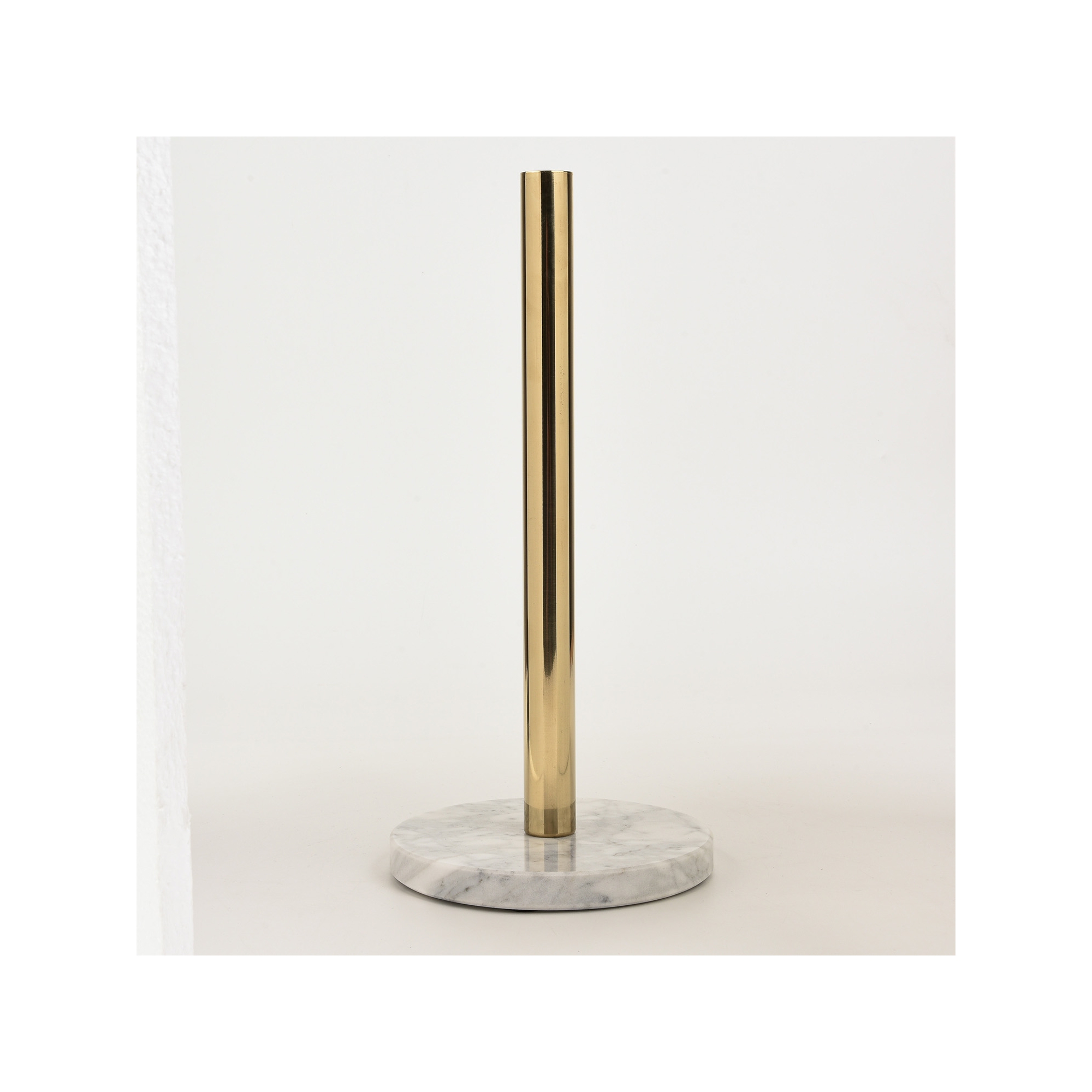 SharpChef Countertop Marble Paper Towel Holder, Stainless Steel Finish, Rust Proof, Fits Most Size Paper Roll
