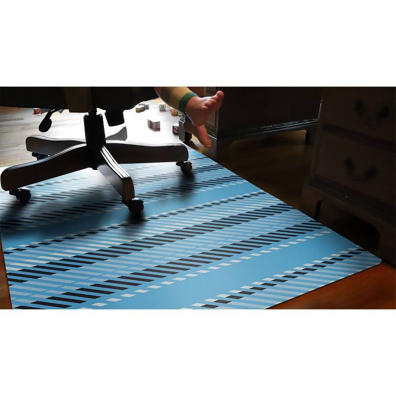 3'x4' Stripe 9 to 5 Desk Chair Mat - Bungalow Flooring, 3 of 6