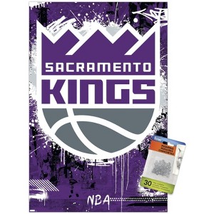 Trends International NBA Sacramento Kings - Maximalist Logo 23 Unframed Wall Poster Prints - 1 of 4