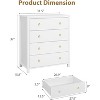 ODK Dresser for Bedroom, Chest of Drawers, Wooden Dressers Chest with Clothes Storage Cabinet, Drawer Organizer for Bedroom, Living Room - 2 of 4