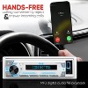Pyle Wireless BT Streaming MP3 Radio Receiver – AM/FM/USB/AUX Stereo Receiver with LCD Display, Remote Control, and 30 Station Memory (Single DIN) - 4 of 4
