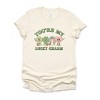 Simply Sage Market You're My Lucky Charm Clovers Short Sleeve Tee - XS - Cream - 2 of 4