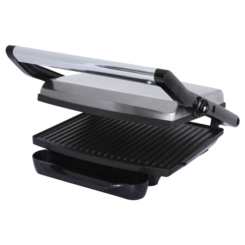 Brentwood Select Compact Non-Stick Panini Press & Sandwich Maker in Stainless Steel, 1 of 10