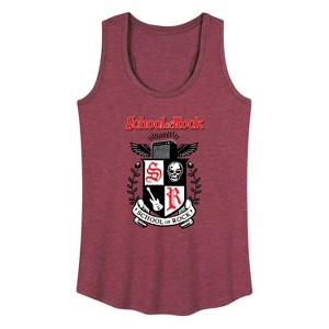 Women's - School of Rock - School Crest Graphic Racerback Tank - 1 of 4