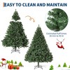 Pre-Lit Artificial Christmas Tree, Unlit Hinged Design, Dense Branches Realistic Holiday Décor​ Easy Assembly - 3 of 4
