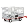 1/64 Bale Throw Wagon Silver & Red Greenlight Down on the Farm Series 9 48090-F - 3 of 4