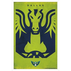Trends International WNBA Dallas Wings - Logo 25 Framed Wall Poster Prints - 1 of 4