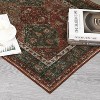 Vintage Hallway Runner Rug,Non-Slip Washable Rug with Rubber Backing,Low Pile Printed Intaglio Rug,Kitchen,Laundry Room,Entryway - 4 of 4
