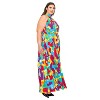 L I V D Women's Arroyo Halter Neck Maxi Dress in Abstract Print - 2 of 3