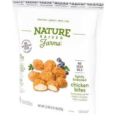 Nature Raised Farms Lightly Breaded Boneless Chicken Bite - 22oz