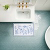 Stupell Industries Single Blue Flower Sprigs Printed Plush Bath Mat And Bath Rug, Design By Susan Winget, 18"X30" - 3 of 4