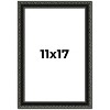 PosterPalooza | Antique Black Picture Frame - UV Acrylic, Foam Board Backing, Hanging Hardware - 2 of 4