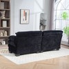 NicBex Modern Chenille Deep Seat Loveseat Sofa with Comfy Armrests & Pillows,2-Seat Sectional Sofa for Living Room,Bedroom - 3 of 4