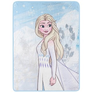 Northwest Frozen Micro Raschel Throw Blanket, 46" x 60", Snowscape Multicolored - 1 of 4
