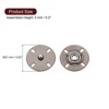 Unique Bargains Alloy Invisible Durable High Hardness Buckle Fasteners Press Studs Buttons 5 Pcs - 2 of 4