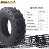 Coucheta Set of 2 Off-Road ATV/UTV Tires, PR All-Terrain Tires, Heavy-Duty Tubeless Design for Mud, Dirt, Turf Adventures, Multi-Size - 2 of 4