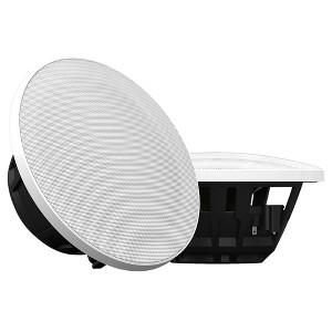Wet Sounds ZERO Series - ZERO 8 XY-W White 8" Neodymium Marine Speakers with Horn-Loaded Titanium Tweeters, Pair - 1 of 4