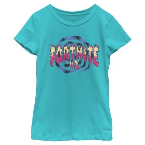 Girls Fortnite Dynamo Spiral T Shirt - 1 of 4