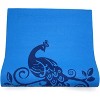 Wai Lana Yoga and Pilates Mat (Himalaya, Blue)- 1/4 Inch Extra Thick Non-Slip Stylish, Latex-Free, Lightweight, Optimum Comfort - 3 of 4