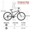 Gulches Outdoor Mountain Bike 24 Inch Carbon Steel Frame, 21-Speed, Dual V-Brake, Safety Certified, for Adults & Teens - 4 of 4