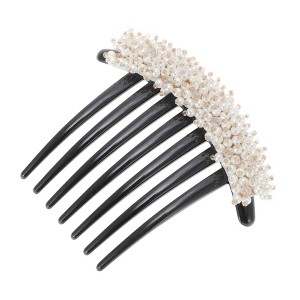 Unique Bargains Women's Crystal Bud Side Comb 1 Pc - 1 of 4