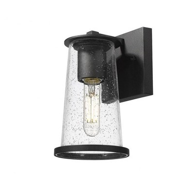 Z-Lite Bar Harbor 1 - Light Wall Light in  Sand Black