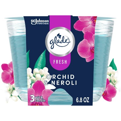 Glade 3 Wick Candle - Orchid & Neroli - 6.8oz