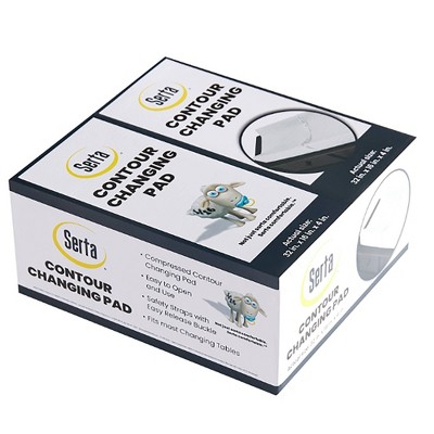 Serta Foam Contoured Changing Pad With Waterproof Cover White Target