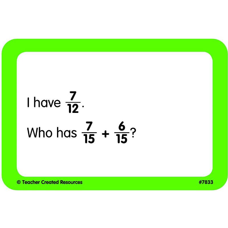 Teacher Created Resources I Have, Who Has Math Game - Grade 4-5, 3 of 5