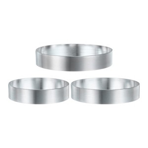 Unique Bargains 304 Stainless Steel Durable Corrosion Resistant High Temperature Resistance Cake Rings 1 Pc - 1 of 4