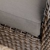 Leisure Made Jackson 5pc Wicker Sectional in Gray Fabric - 3 of 4