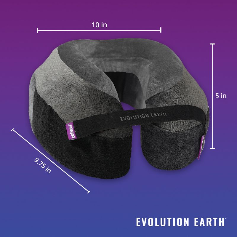 Cabeau Evolution Earth Memory Foam Travel Neck Pillow, One Size, 4 of 10