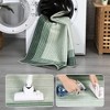 Modern Abstract Area Rug Machine Washable Rug for Living Room, Non-Slip Non Shedding Gradient Soft Carpet, Low Pile Indoor Foldable Printed Rug - 2 of 4