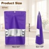 Unique Bargains Matte Metallic Aluminum Foil Zip Closure Food Storage Containers 30 Pcs - 2 of 4