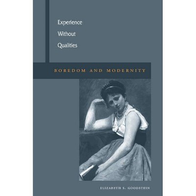 Experience Without Qualities - by  Elizabeth S Goodstein (Paperback)