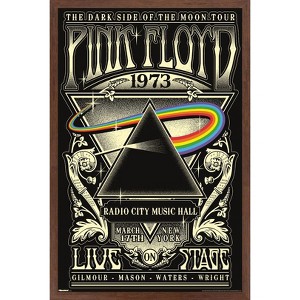 Trends International Pink Floyd - The Dark Side Of The Moon Tour 1973 Framed Wall Poster Prints - 1 of 4