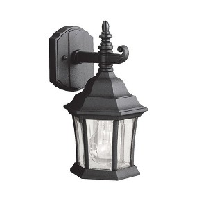 Townhouse™ 1 Light Wall Light Black - 1 of 1