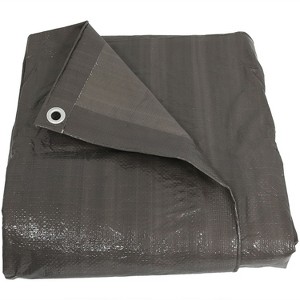 Sunnydaze Outdoor Heavy-Duty Multi-Purpose Plastic Reversible Protective Tarp Cover - 1 of 4
