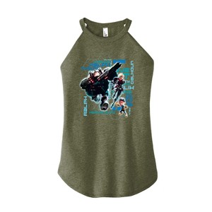 Women's - Disney - Hero's Duty Graphic High Neck Tank - 1 of 2