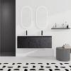ChicFurnit Bathroom Storage Cabinets Floating Vanity With Soft Close Line Doors And Modern Storage For Homes, Black, 47.6"*18.3"*17.3" - 2 of 4