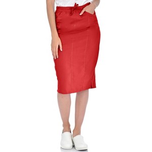 Medichic Women Professional Stretch Five Pocket 'Debra' Scrub Skirt Scrubs - 1 of 4