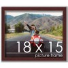 PosterPalooza | Classic Modern Brown Picture Frame - UV Acrylic, Backing Board, Hanging Hardware Included - 3 of 4