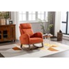 NicBex Linen Fabric Glider Rocking Chair,Upholstered Nursery Rocking Chairs with High Backrest,Modern Rocking Chair,Nursing Chair for Bedroom - 2 of 4