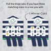 Big Dot of Happiness Par-Tee Time - Golf - Birthday or Retirement Party Game Pickle Cards - Pull Tabs 3-in-a-Row - Set of 12 - 3 of 4