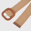 Anna-Kaci Stylish Straw Belt with Woven Buckle - 4 of 4