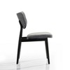 Omax Decor,Joss Solid Wood Dining Chairs Upholstery (Set of 2) - 4 of 4