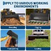 Heavy-Duty Bucket Tooth Bar, 4560 Lbs Capacity, No-Drilling Installation, Fits Sub-Compact Tractor Buckets with 1/2" Cutting Edge - 4 of 4