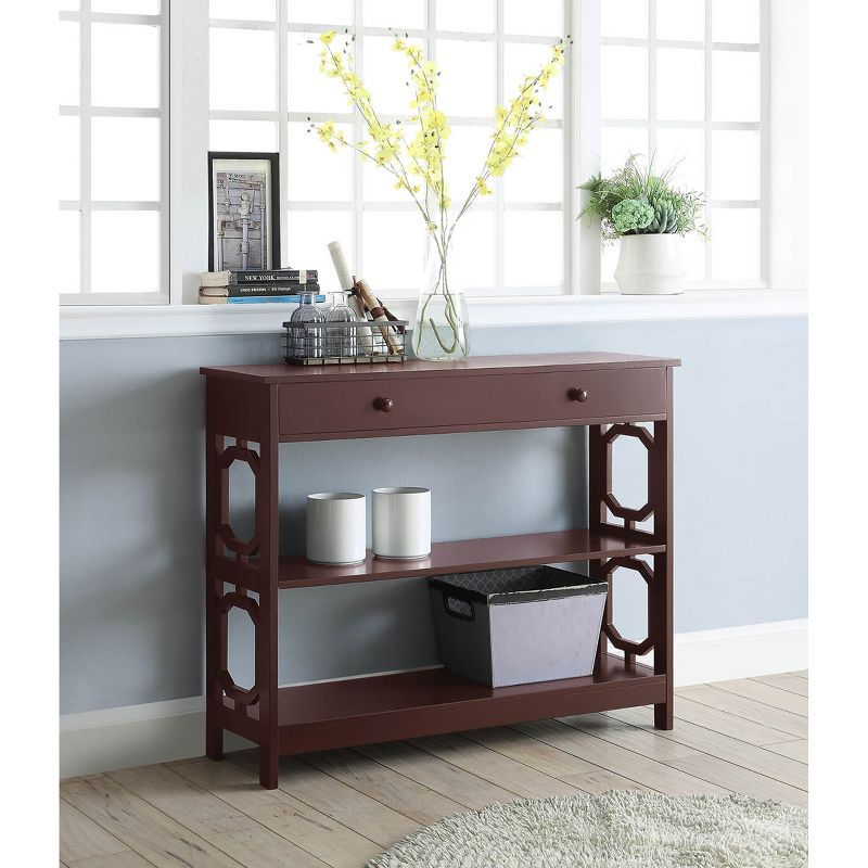 Omega 1 Drawer Console Table - Breighton Home, 6 of 14