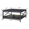 36" Oxford Square Coffee Table - Breighton Home - 4 of 4