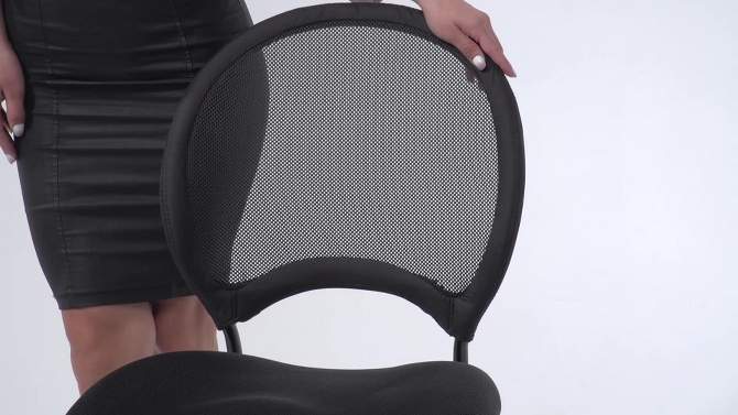 Mesh Chair Black - Boss Office Products, 2 of 8, play video